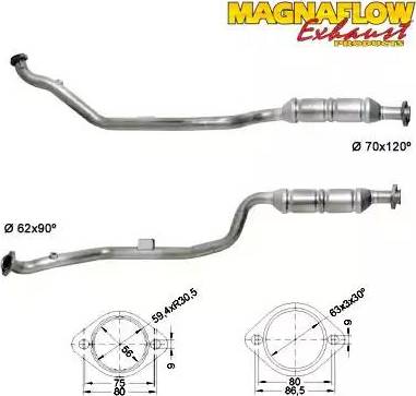 Magnaflow 85058 - Katalizators ps1.lv