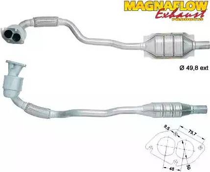 Magnaflow 85861 - Katalizators ps1.lv