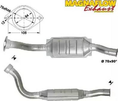 Magnaflow 80966D - Katalizators ps1.lv