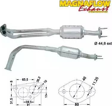 Magnaflow 81840 - Katalizators ps1.lv