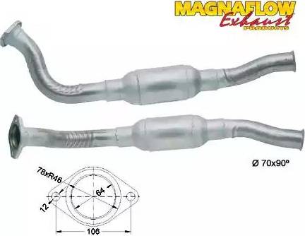 Magnaflow 81857D - Katalizators ps1.lv