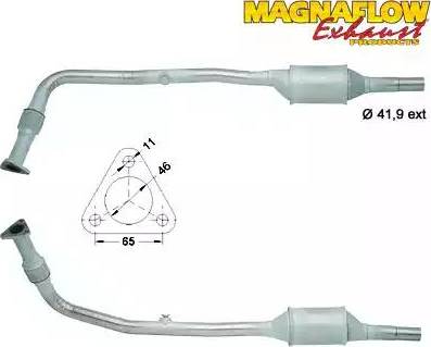 Magnaflow 87008 - Katalizators ps1.lv