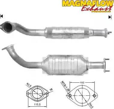 Magnaflow 75402D - Katalizators ps1.lv