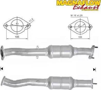 Magnaflow 75616 - Katalizators ps1.lv