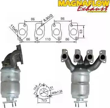 Magnaflow 75809 - Katalizators ps1.lv