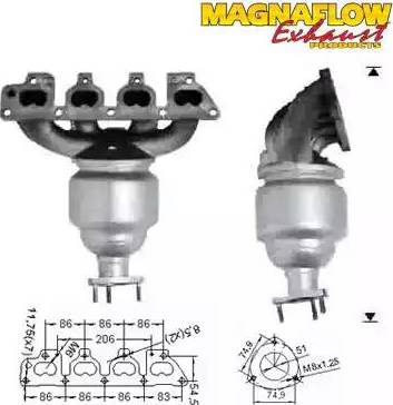 Magnaflow 75808 - Katalizators ps1.lv