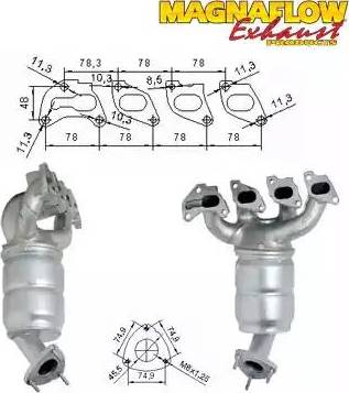 Magnaflow 75807 - Katalizators ps1.lv