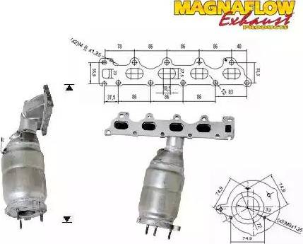 Magnaflow 75823 - Katalizators ps1.lv