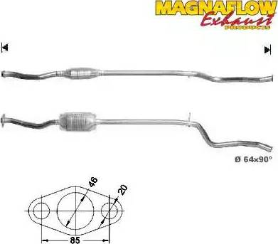 Magnaflow 76026D - Katalizators ps1.lv