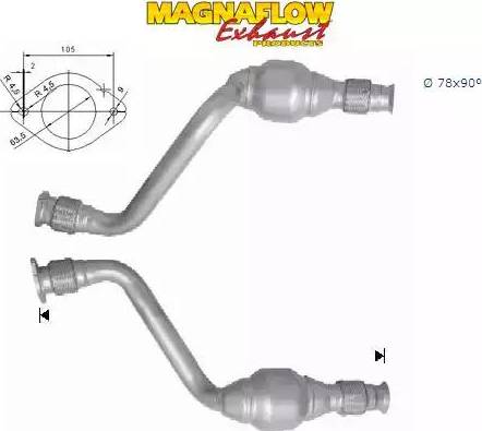 Magnaflow 76358D - Katalizators ps1.lv