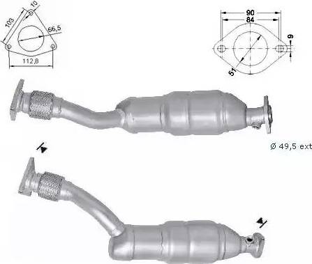 Magnaflow 76363 - Katalizators ps1.lv