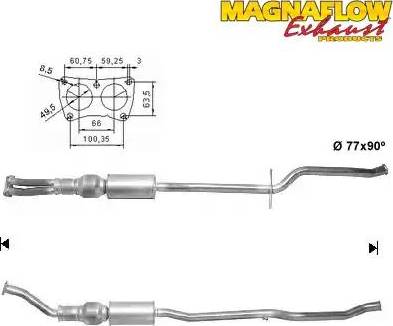 Magnaflow 70928 - Katalizators ps1.lv