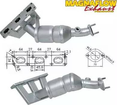 Magnaflow 70604 - Katalizators ps1.lv