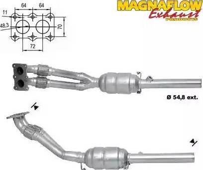 Magnaflow 70210 - Katalizators ps1.lv