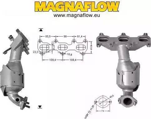 Magnaflow 73417 - Katalizators ps1.lv