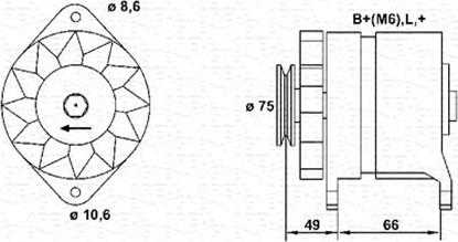 Magneti Marelli 944356106010 - Ģenerators ps1.lv