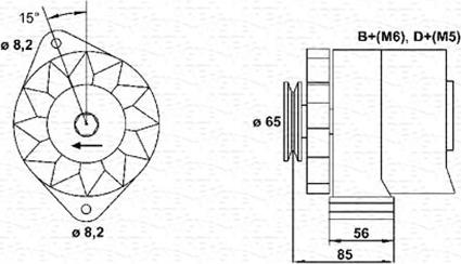 Magneti Marelli 944356732010 - Ģenerators ps1.lv