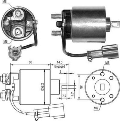 Magneti Marelli 940113050401 - Ievilcējrelejs, Starteris ps1.lv