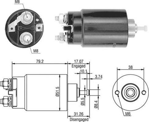 Magneti Marelli 940113050403 - Ievilcējrelejs, Starteris ps1.lv