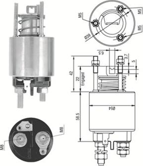 Magneti Marelli 940113050484 - Ievilcējrelejs, Starteris ps1.lv