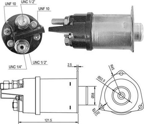 Magneti Marelli 940113050426 - Ievilcējrelejs, Starteris ps1.lv