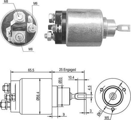 Magneti Marelli 940113050471 - Ievilcējrelejs, Starteris ps1.lv