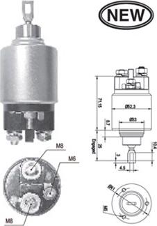 Magneti Marelli 940113050543 - Ievilcējrelejs, Starteris ps1.lv