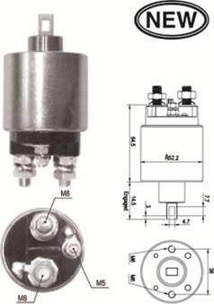 Magneti Marelli 940113050560 - Ievilcējrelejs, Starteris ps1.lv