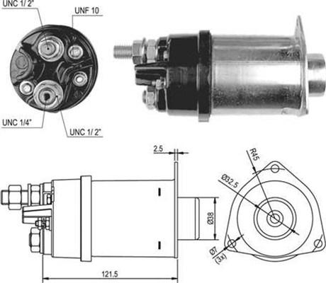 Magneti Marelli 940113050518 - Ievilcējrelejs, Starteris ps1.lv