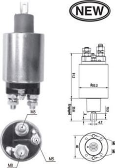 Magneti Marelli 940113050539 - Ievilcējrelejs, Starteris ps1.lv