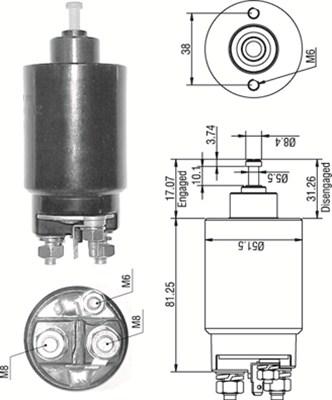 Magneti Marelli 940113050531 - Ievilcējrelejs, Starteris ps1.lv