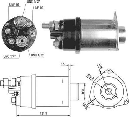 Magneti Marelli 940113050521 - Ievilcējrelejs, Starteris ps1.lv