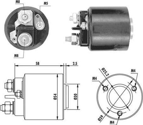 Magneti Marelli 940113050059 - Ievilcējrelejs, Starteris ps1.lv