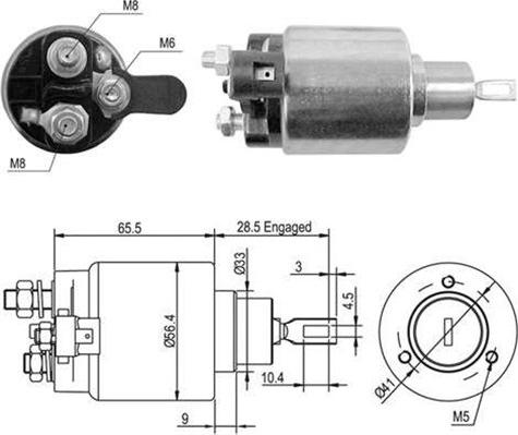 Magneti Marelli 940113050050 - Ievilcējrelejs, Starteris ps1.lv