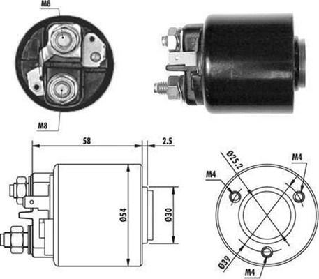 Magneti Marelli 940113050060 - Ievilcējrelejs, Starteris ps1.lv