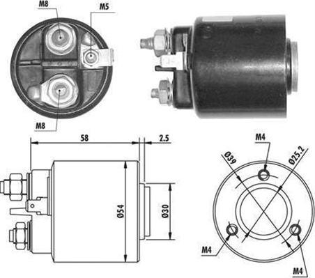 Magneti Marelli 940113050061 - Ievilcējrelejs, Starteris ps1.lv