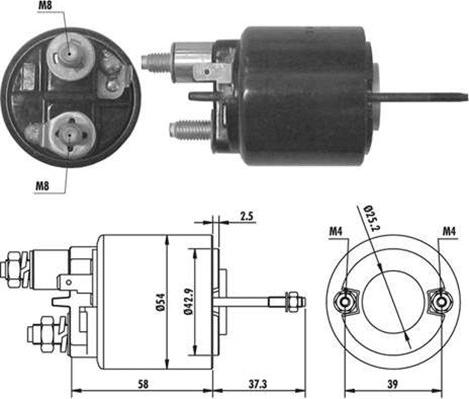 Magneti Marelli 940113050062 - Ievilcējrelejs, Starteris ps1.lv