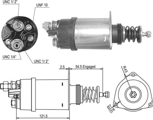 Magneti Marelli 940113050002 - Ievilcējrelejs, Starteris ps1.lv