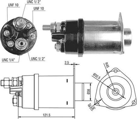 Magneti Marelli 940113050039 - Ievilcējrelejs, Starteris ps1.lv