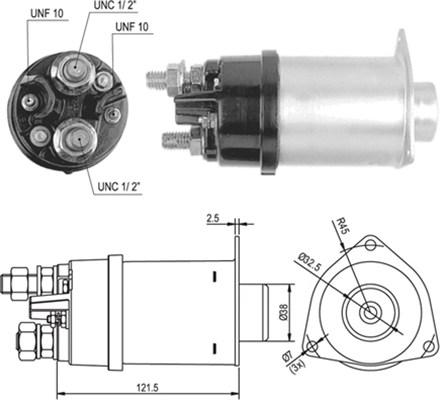 Magneti Marelli 940113050034 - Ievilcējrelejs, Starteris ps1.lv