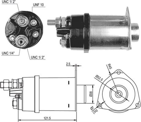 Magneti Marelli 940113050027 - Ievilcējrelejs, Starteris ps1.lv