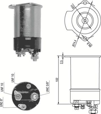 Magneti Marelli 940113050114 - Ievilcējrelejs, Starteris ps1.lv