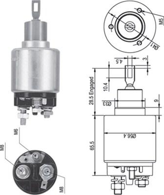 Magneti Marelli 940113050344 - Ievilcējrelejs, Starteris ps1.lv