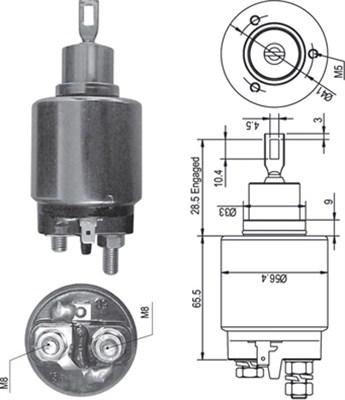 Magneti Marelli 940113050347 - Ievilcējrelejs, Starteris ps1.lv