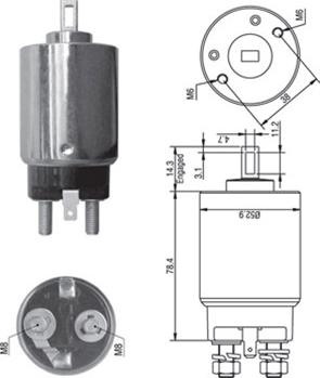 Magneti Marelli 940113050350 - Ievilcējrelejs, Starteris ps1.lv