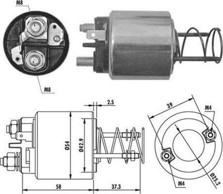 Magneti Marelli 940113050383 - Ievilcējrelejs, Starteris ps1.lv