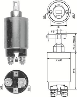 Magneti Marelli 940113050330 - Ievilcējrelejs, Starteris ps1.lv