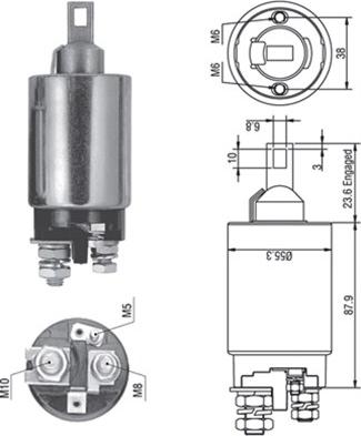 Magneti Marelli 940113050331 - Ievilcējrelejs, Starteris ps1.lv