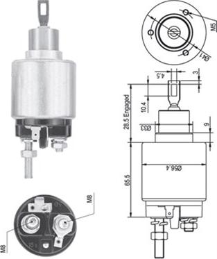 Magneti Marelli 940113050325 - Ievilcējrelejs, Starteris ps1.lv