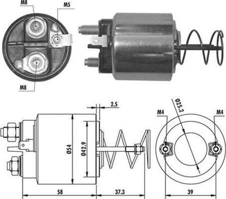 Magneti Marelli 940113050371 - Ievilcējrelejs, Starteris ps1.lv